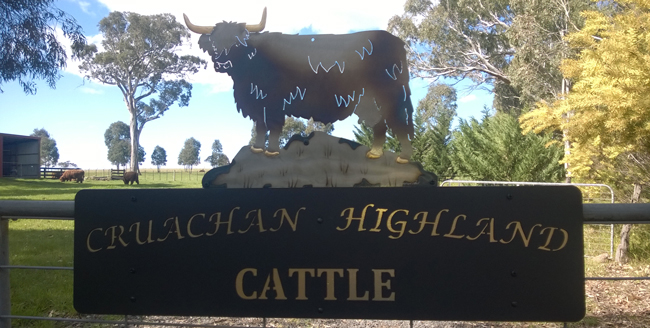 Farm gate sign